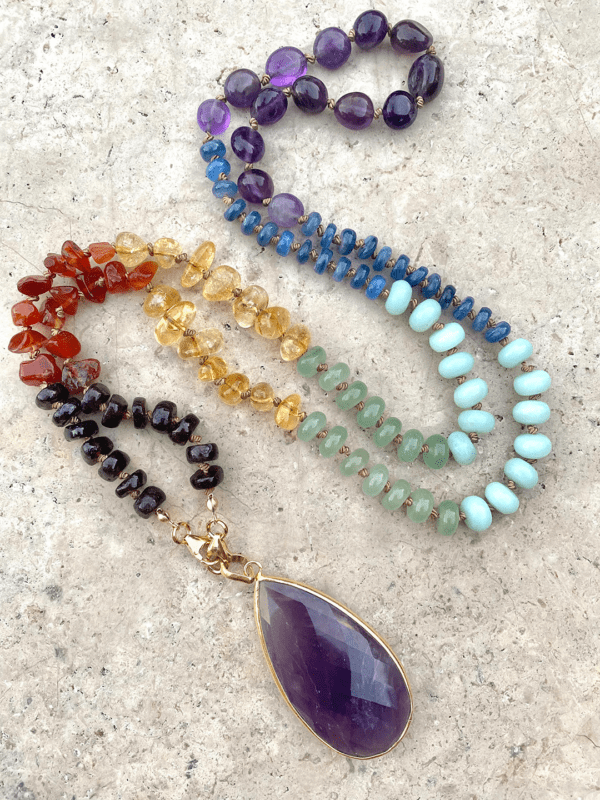 All In Chakra Mala Chalcedony