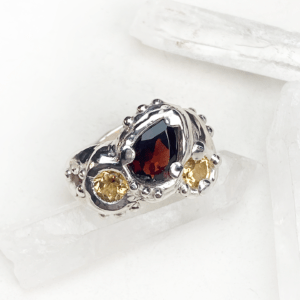 You Rock Garnet Ring