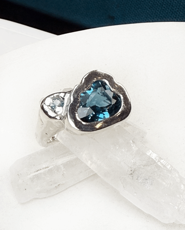 Dreamy Blue Cloud Ring